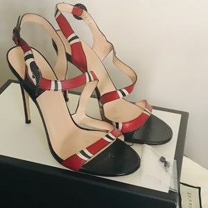 Gucci Leather Snake Sandal